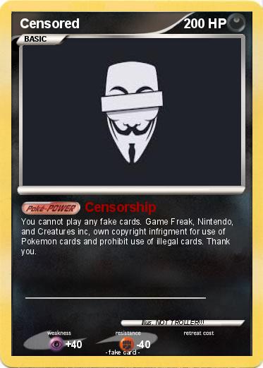 Pokemon Censored