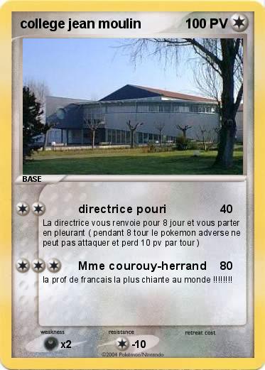 Pokemon college jean moulin