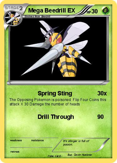 Pokemon Mega Beedrill EX