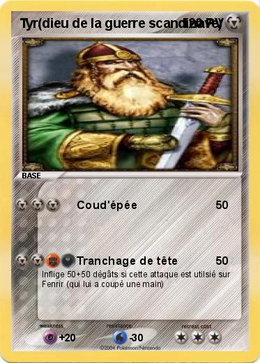 Pokemon Tyr(dieu de la guerre scandinave)