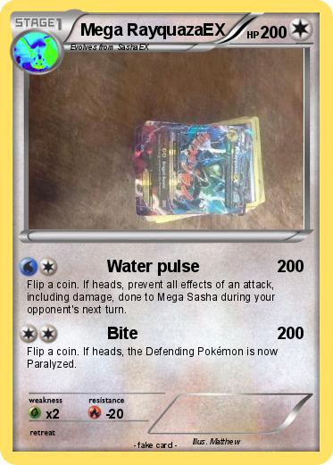 Pokemon Mega RayquazaEX