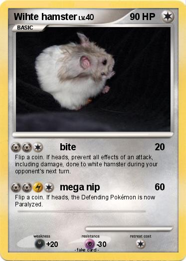 Pokemon Wihte hamster