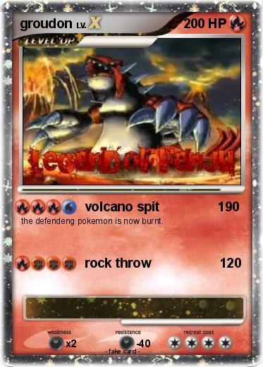 Pokemon groudon