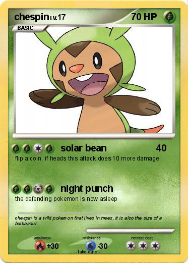 Pokemon chespin