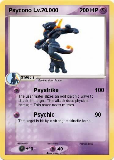 Pokemon Psycono Lv.20,000