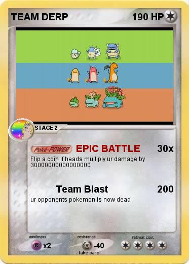 Pokemon TEAM DERP