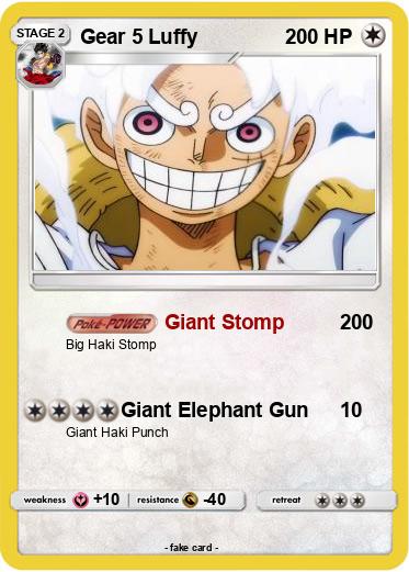 Pokemon Gear 5 Luffy