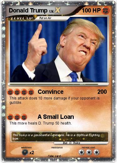Pokemon Donald Trump