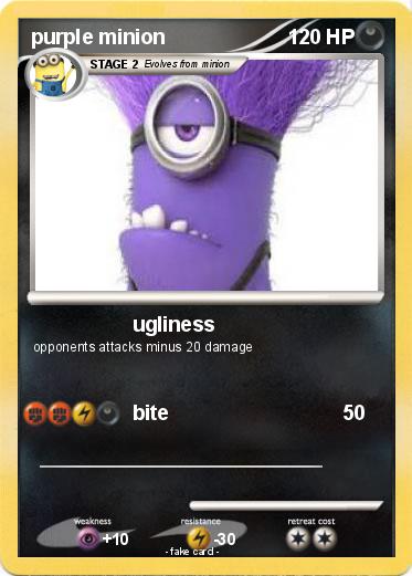 Pokemon purple minion