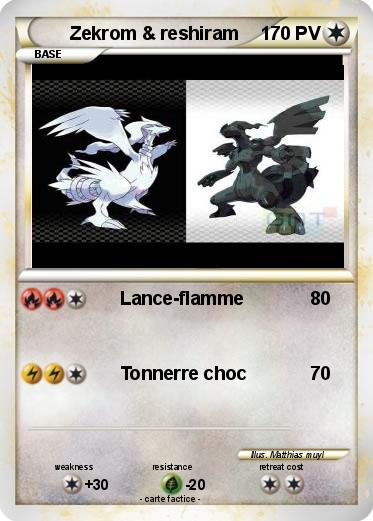 Pokemon Zekrom & reshiram