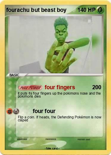 Pokemon fourachu but beast boy