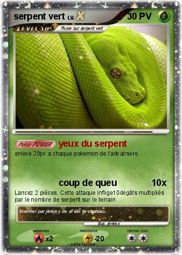 Pokemon serpent vert