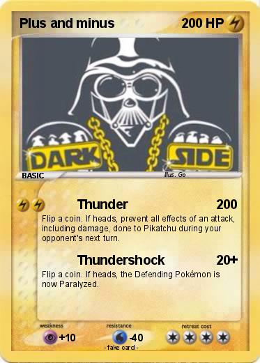 Pokemon Plus and minus