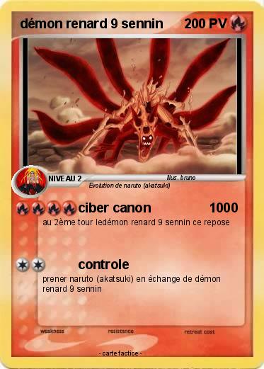 Pokemon démon renard 9 sennin