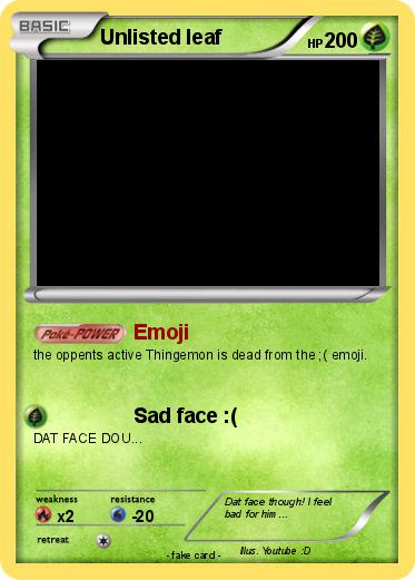 Pokemon Unlisted leaf