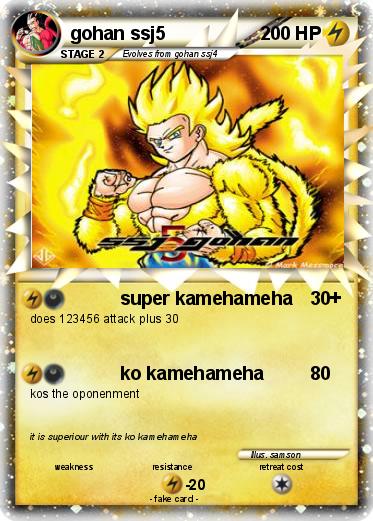 Pokemon gohan ssj5