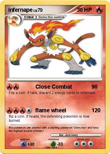 Pokemon infernape