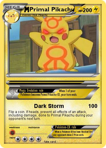 Pokemon Primal Pikachu