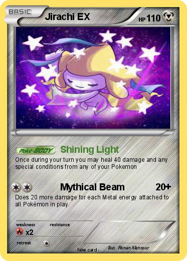 Pokemon Jirachi EX