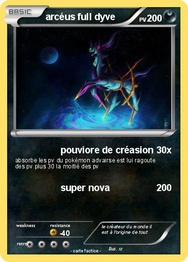 Pokemon arcéus full dyve