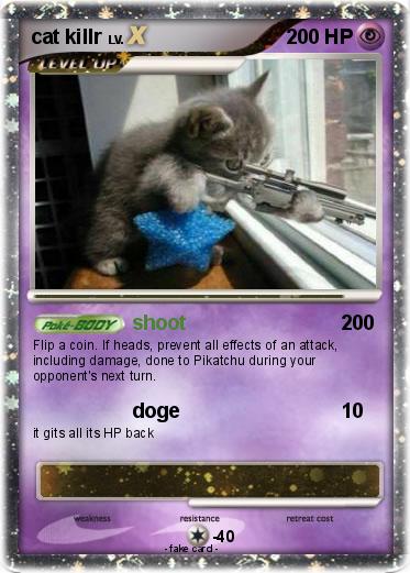 Pokemon cat killr