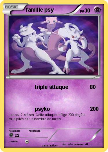 Pokemon famille psy