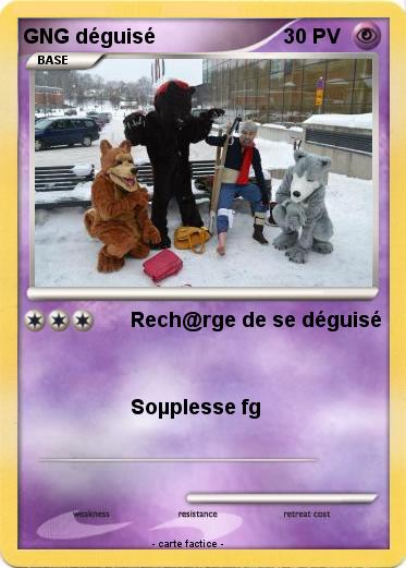 Pokemon GNG déguisé