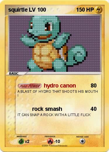 Pokemon squirtle LV 100