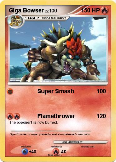 Pokemon Giga Bowser