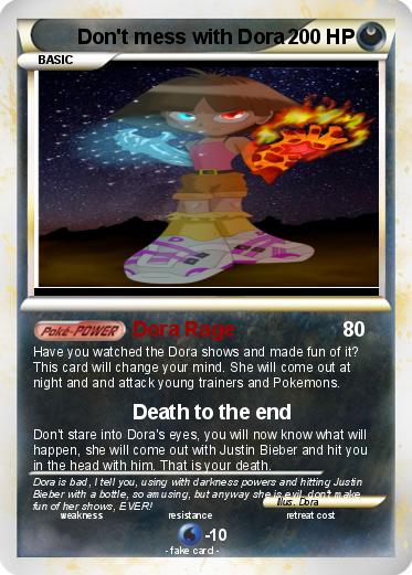 Pokemon Don't mess with Dora