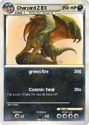 Pokemon Charzard Z EX