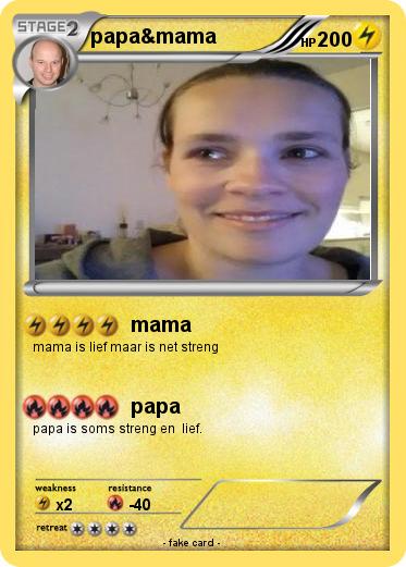 Pokemon papa&mama