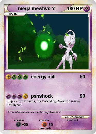 Pokemon mega mewtwo Y