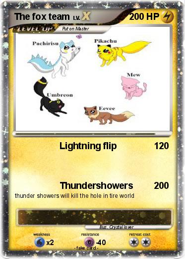 Pokemon The fox team