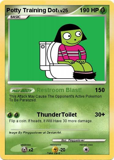 Pokemon Potty Training Dot