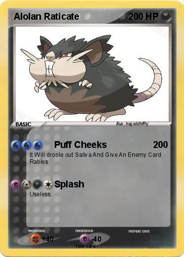 Pokemon Alolan Raticate