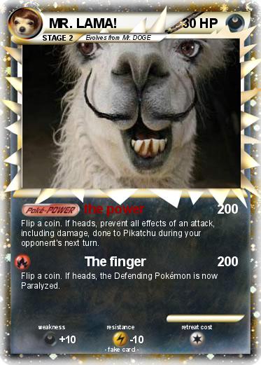 Pokemon MR. LAMA!