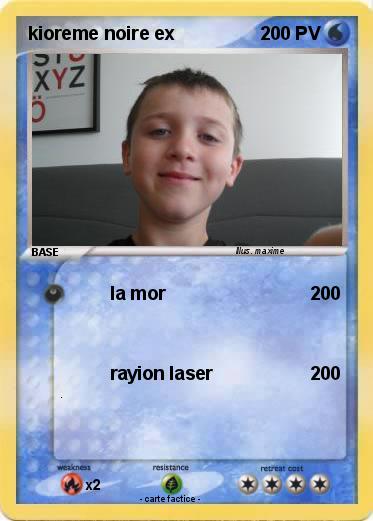 Pokemon kioreme noire ex