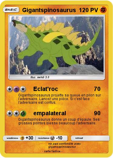 Pokemon Gigantspinosaurus