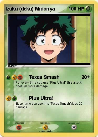 Pokemon Izuku (deku) Midoriya