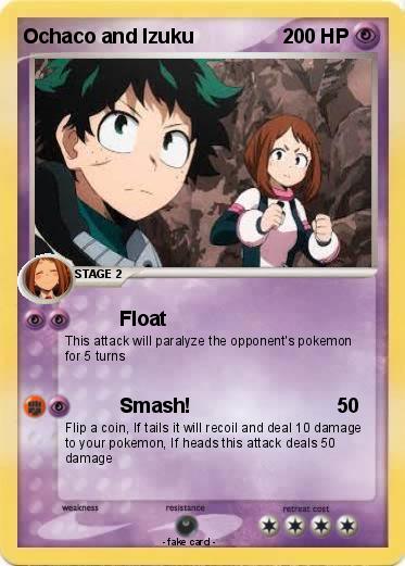 Pokemon Ochaco and Izuku