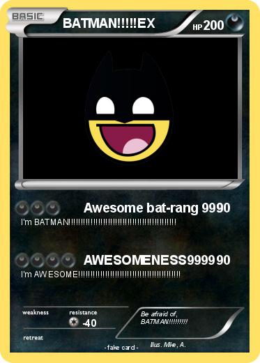 Pokemon BATMAN!!!!!EX