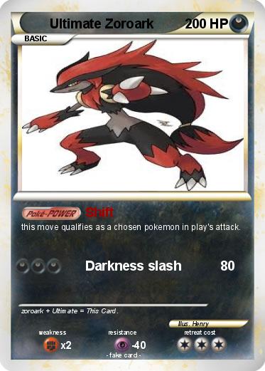 Pokemon Ultimate Zoroark