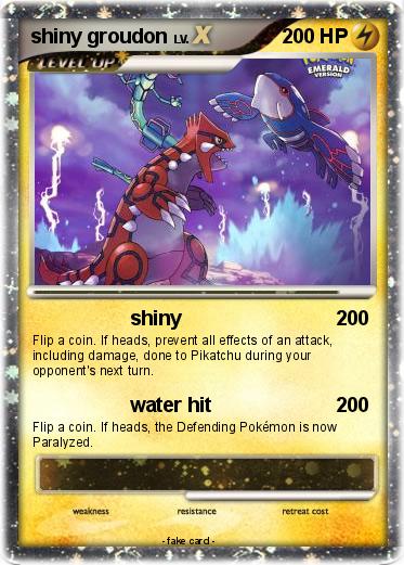 Pokemon shiny groudon