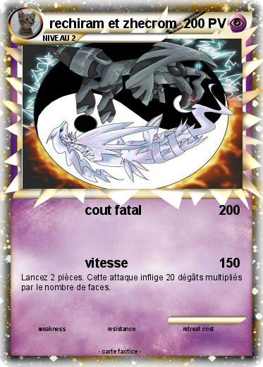 Pokemon rechiram et zhecrom