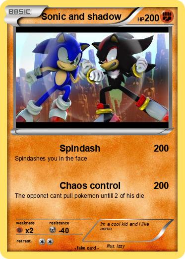 Pokemon Sonic and shadow