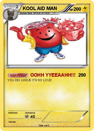 Pokemon KOOL AID MAN