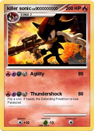 Pokemon killer sonic
