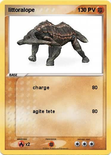 Pokemon littoralope