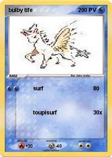 Pokemon bulby tife